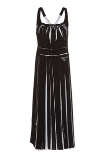 Черно-белый сарафан Prada