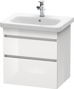 Тумба белый глянец 58 см Duravit DuraStyle DS648002222