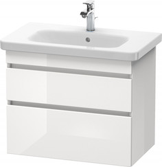 Тумба белый глянец 73 см Duravit DuraStyle DS648102222