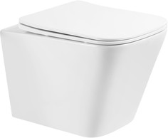 Подвесной безободковый унитаз BelBagno Ardente-R BB520CHR