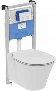 Комплект подвесной унитаз E005401 + E036601 + система инсталляции R020467 + R0115AA Ideal Standard Prosys Connect Air R031001