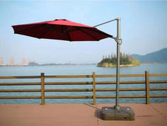 Зонт для кафе AFM-300DR-Bordo Афина Afina