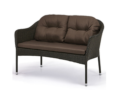 Плетеный диван S54A-W53 Brown Афина Afina