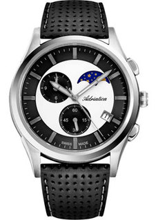 Швейцарские наручные мужские часы Adriatica 8282.5213CH. Коллекция Passion