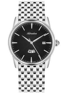 Швейцарские наручные мужские часы Adriatica 8194.5114Q. Коллекция Gents
