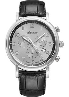 Швейцарские наручные мужские часы Adriatica 8297.5227CH. Коллекция Chronograph