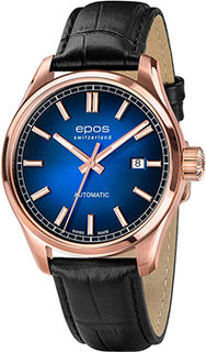 Швейцарские наручные мужские часы Epos 3501.132.24.16.25. Коллекция Passion