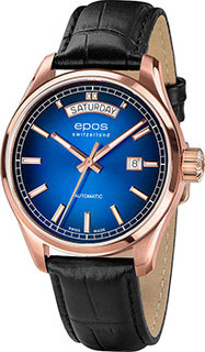Швейцарские наручные мужские часы Epos 3501.142.24.96.25. Коллекция Passion