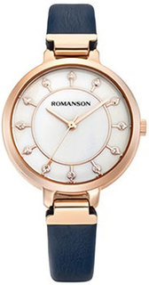 женские часы Romanson RL0B15LLR(WH). Коллекция Leather