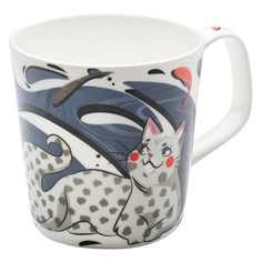 Кружки кружка APOLLO Genio Gatto Cono 370мл костяной фарфор