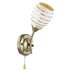 Бра бра LUMION Dorothy E27 1х60Вт бронза белый