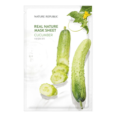 Nature Republic, Маска для лица Real Nature Cucumber, 23 мл