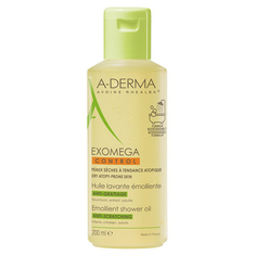 A-Derma, Масло для душа Exomega Control, 200 мл