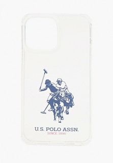 Чехол для iPhone U.S. Polo Assn. 13 Pro Max, Shockproof Horse Hard Transp