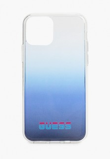 Чехол для iPhone Guess 11 Pro, California PC/TPU Gradient Blue