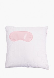 Подушка Mona Liza и маска для сна, Mr & Mrs "SHE", 70х70 см