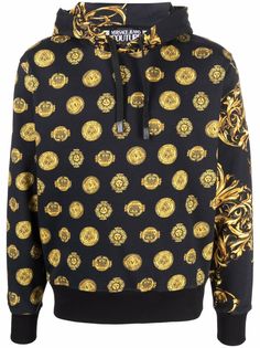 Versace Jeans Couture худи с принтом V-Emblem Regalia Baroque