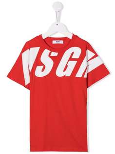 MSGM Kids футболка с логотипом