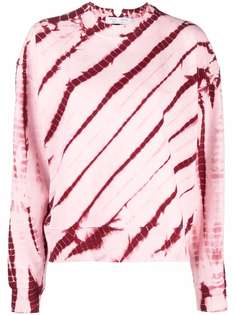 Proenza Schouler White Label футболка с длинными рукавами и принтом тай-дай