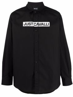 Just Cavalli рубашка с логотипом