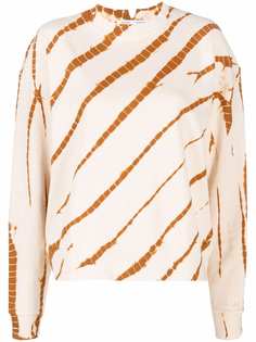 Proenza Schouler White Label футболка с длинными рукавами и принтом тай-дай