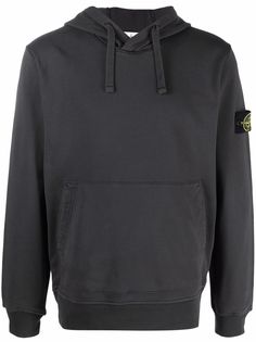 Stone Island худи с нашивкой-логотипом