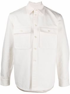 Jil Sander рубашка с накладными карманами
