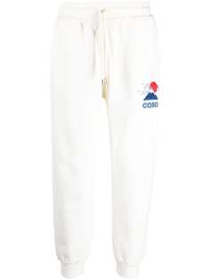 Casablanca спортивные брюки с вышитым логотипом