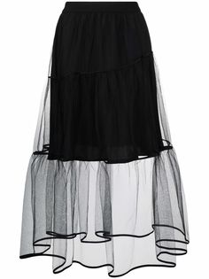 TWINSET юбка с тюлем