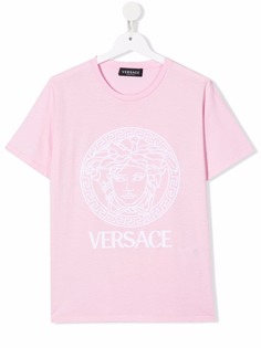 Versace Kids футболка с принтом Medusa