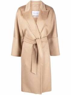 Max Mara пальто с запахом и поясом