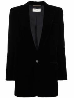 Saint Laurent однобортный блейзер