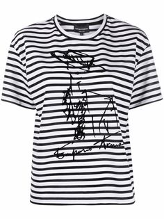 Emporio Armani футболка в полоску