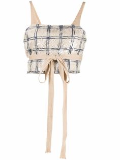 Aviù укороченный топ с завязками