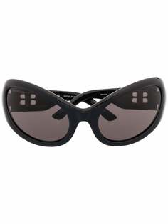 Balenciaga Eyewear солнцезащитные очки Nevermind в оправе кошачий глаз