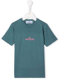 Stone Island Junior футболка с логотипом