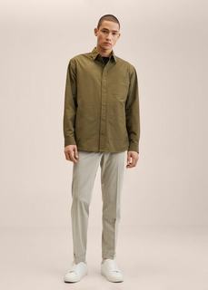 Брюки tapered fit стретч - Bologna Mango