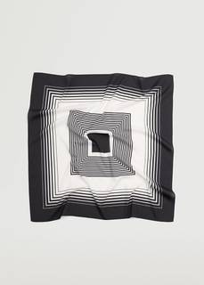 Платок с геометрическим принтом - Basic Mango