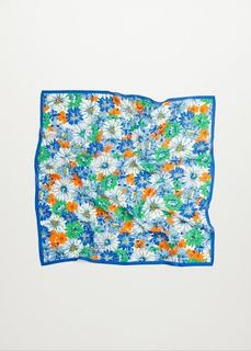 Платок с принтованными цветами - Flores Mango