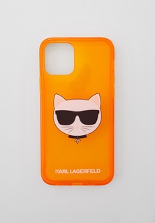 Чехол для iPhone Karl Lagerfeld 12/12 Pro (6.1), TPU FLUO Choupette