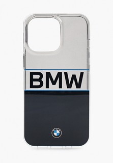 Чехол для iPhone BMW 13 Pro, Signature PC/TPU Horizontal Big logo Hard Transp Black