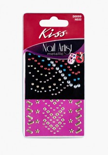Наклейки для ногтей Kiss "Драгоценный металл" Kiss Stones Studs