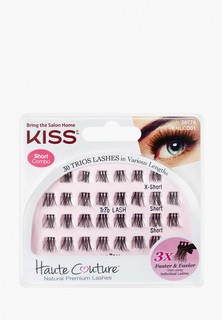 Ресницы накладные Kiss пучки "Trio Lashes" Длина короткая Trio Lashes