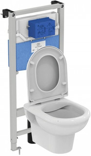 Комплект подвесной унитаз R002601 + система инсталляции R020467 Ideal Standard Prosys Exacto X042601