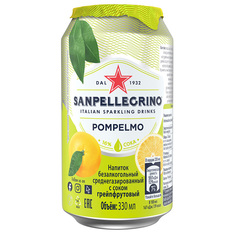 Безалкогольный напиток SANPELLEGRINO газированный со вкусом грейпфрута 330 мл