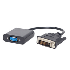 Аксессуар Orient C060 DVI-D M - VGA 15F 0.2m Black