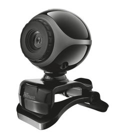 Вебкамера Trust Exis Webcam Black-Silver
