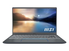 Ноутбук MSI Prestige 14 A11SB-638RU 9S7-14C412-638 (Intel Core i7-1185G7 3GHz/16384Mb/512Gb SSD/No ODD/nVidia GeForce MX450 2048Mb/Wi-Fi/Cam/14/1920x1080/Windows 10 64-bit)