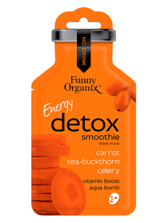 Маска для лица Funny Organix Energy Detox Smoothie увлажняющая 22g 7134653