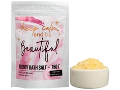 Перламутровая соль для ванн Beauty Fox Мраморный с ароматом дыни 150g 4987218